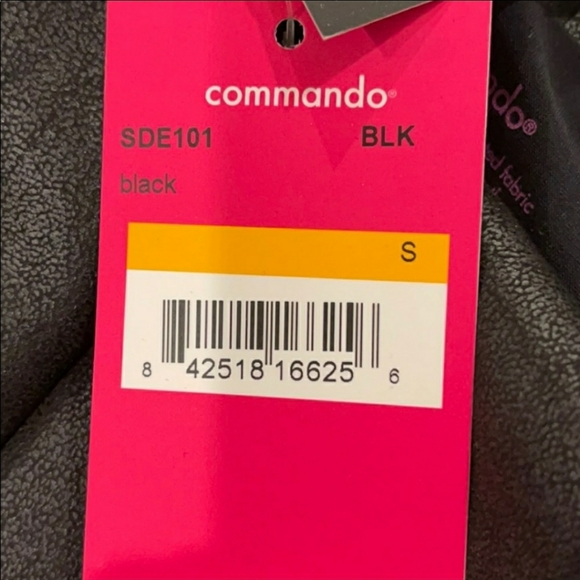 Commando high waisted black suede leggings (High-Rise) Size Small - Picture 5 of 5